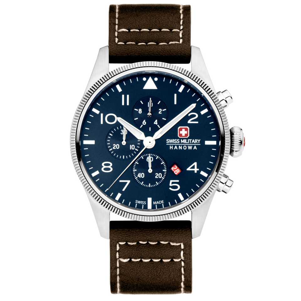 SWISS MILITARY - OROLOGIO THUNDERBOLT CHRONO BLU
