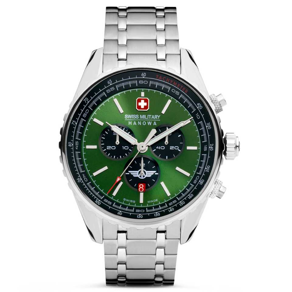SWISS MILITARY - AFTERBURN CHRONO GREEN WATCH SMWGI0000307