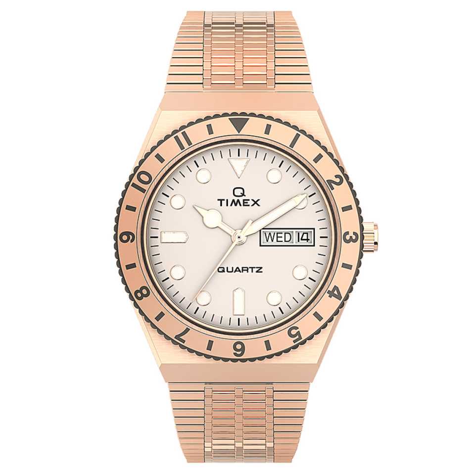 TIMEX - Q REISSUE 36 MM WATCH TW2U95700D7