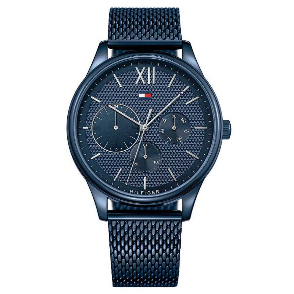 TOMMY HILFIGER - OROLOGIO DAMON 44 MM BLU