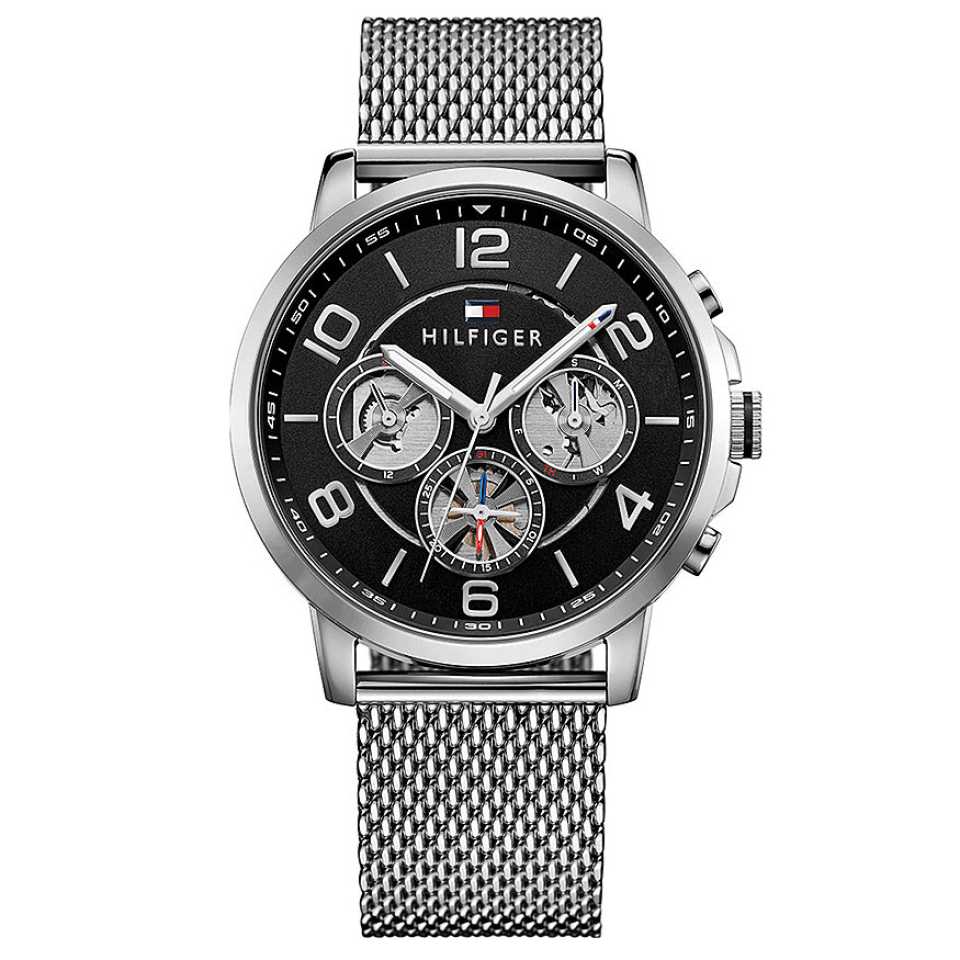 TOMMY HILFIGER - KEAGAN 45 MM BLACK WATCH