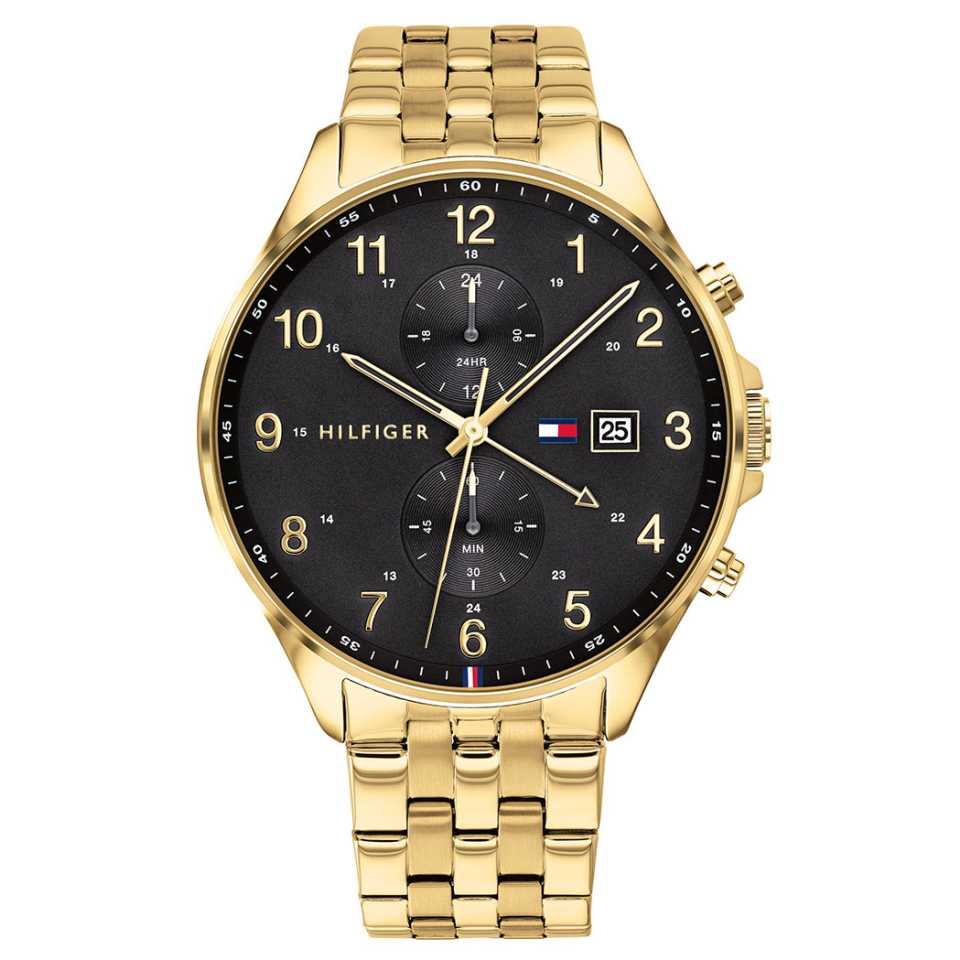 TOMMY HILFIGER - OROLOGIO WEST 44 MM ORO