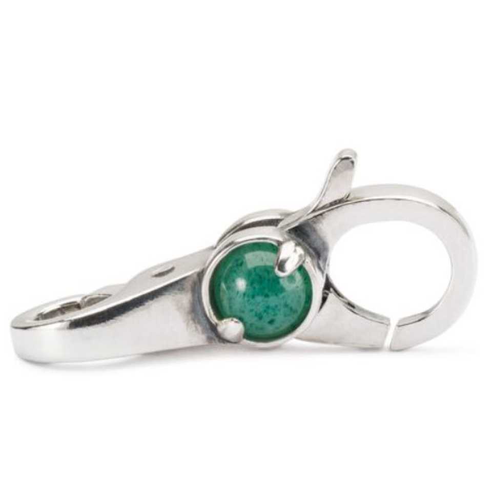 TROLLBEADS - WHITE & GREEN LOCK