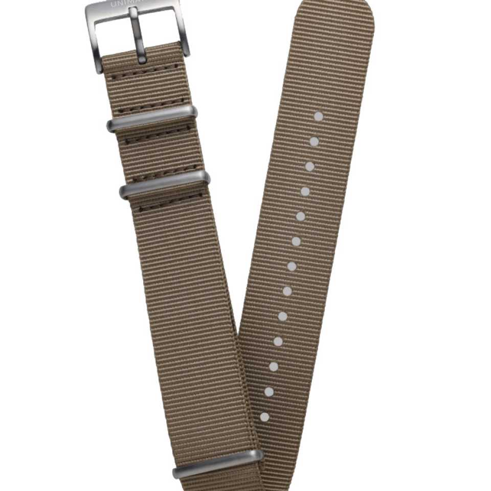 UNIMATIC - CINTURINO ACCIAIO SABBIA NATO UNN S SSB22