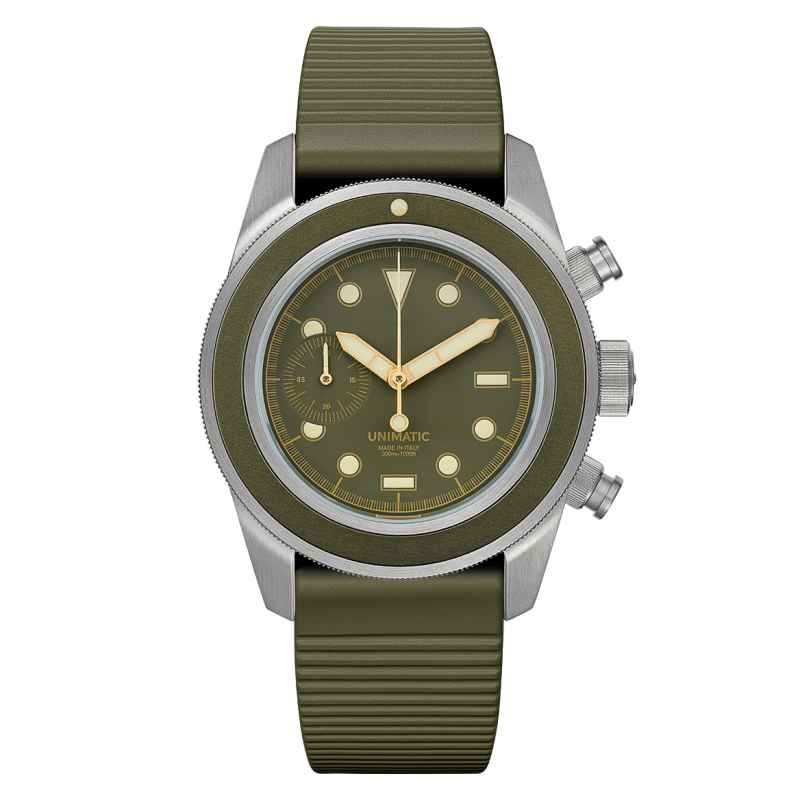 UNIMATIC - OROLOGIO U3-8O SERIE 8 OLIVE