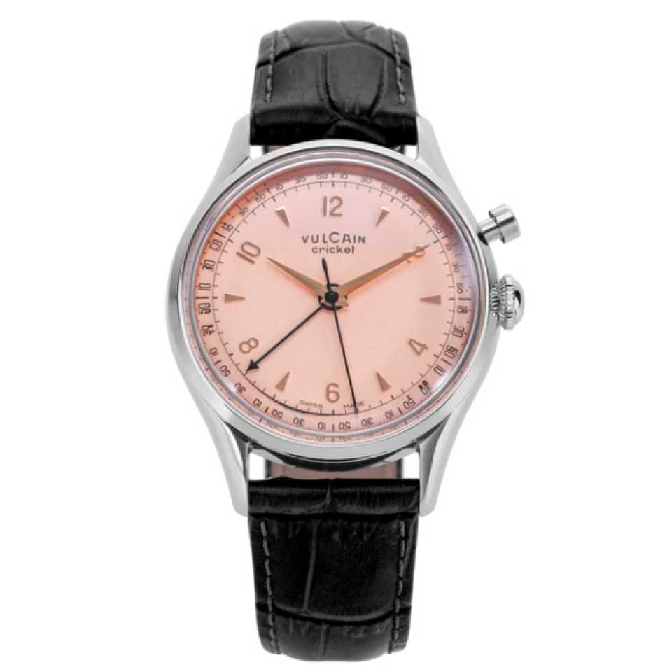 VULCAIN - OROLOGIO CRICKET TRADITION 36MM SALMON