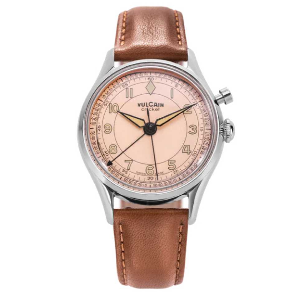 VULCAIN - OROLOGIOCRICKET CLASSIQUE 36MM SALMON 100169B67.BAC307 WATCH