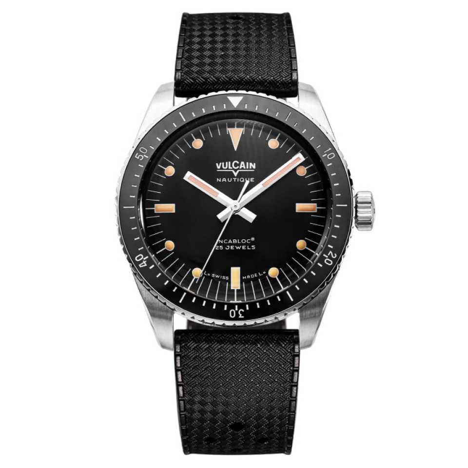 VULCAIN - OROLOGIO SKINDIVER BLACK 660170A07.BAR200