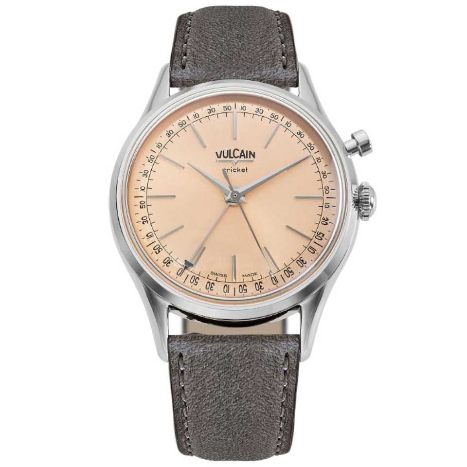 VULCAIN - CRICKET PRESIDENT 39 MM SALMON WATCH