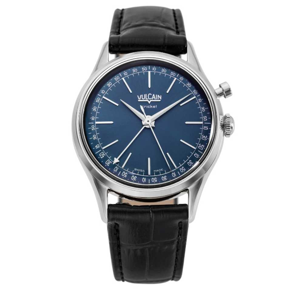 VULCAIN - OROLOGIO CRICKET PRESIDENT 39 MM BLUE