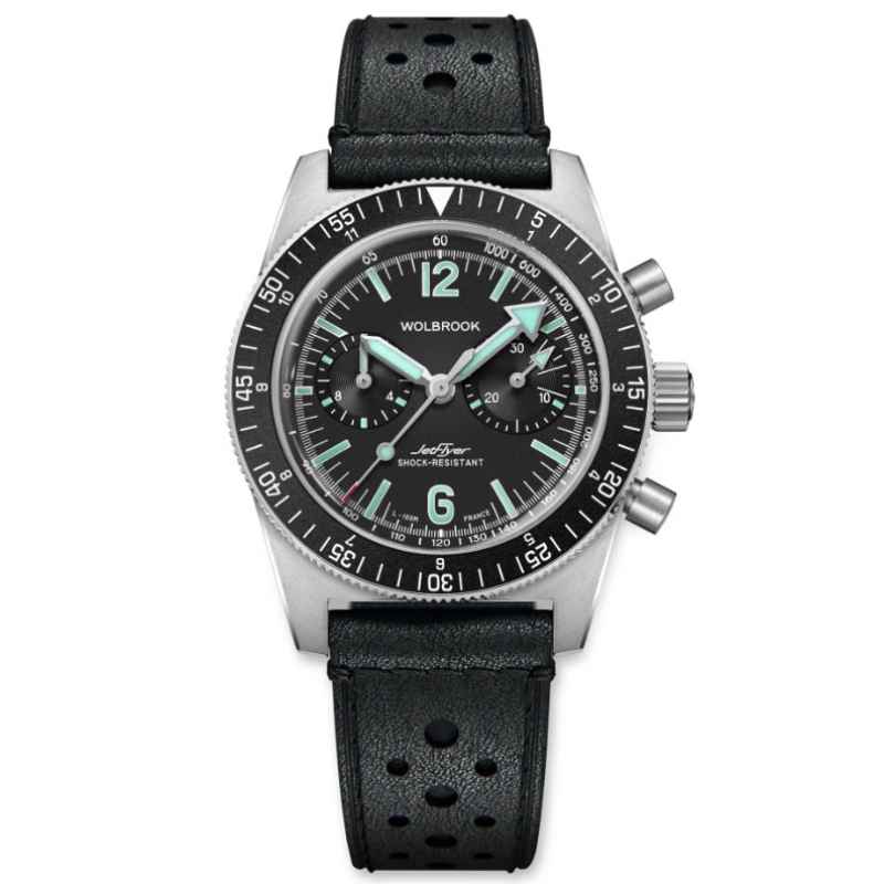 WOLBROOK - OROLOGIO CRONOGRAFO FETFLYER AUTOMATICO QUADRANTE NERO