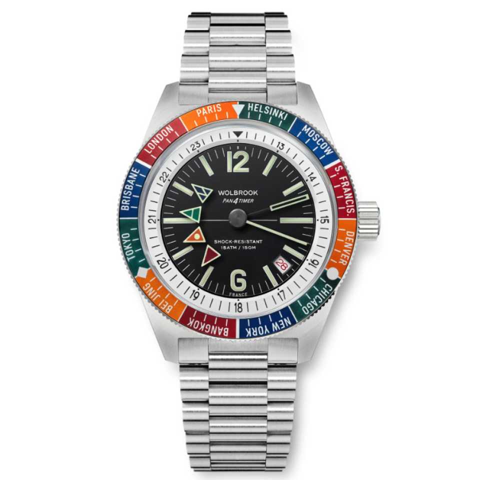 WOLBROOK - OROLOGIO AUTOMATICO PAN4TIMER 