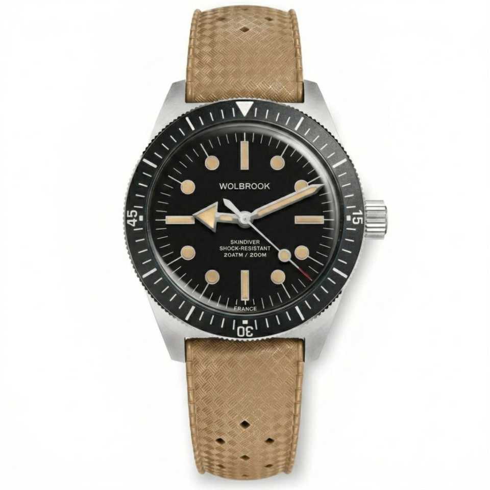 WOLBROOK - OROLOGIO SKINDIVER 38 AUTOMATIC DESERT
