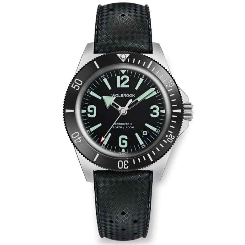 WOLBROOK - OROLOGIO SKINDIVER II AUTOMATIC DIVE BLACK
