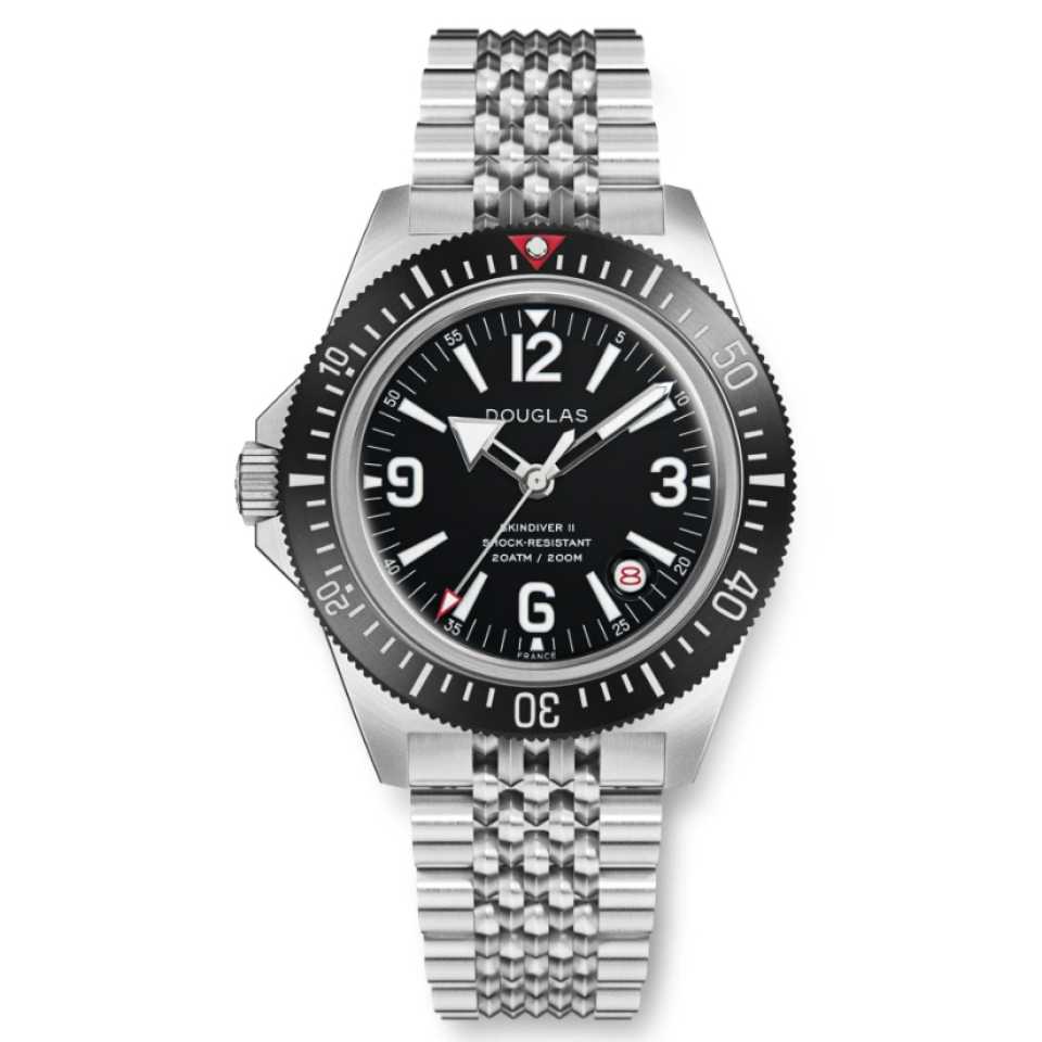 WOLBROOK - OROLOGIO SKINDIVER II PROFESSIONAL DIVING LUM BIANCO