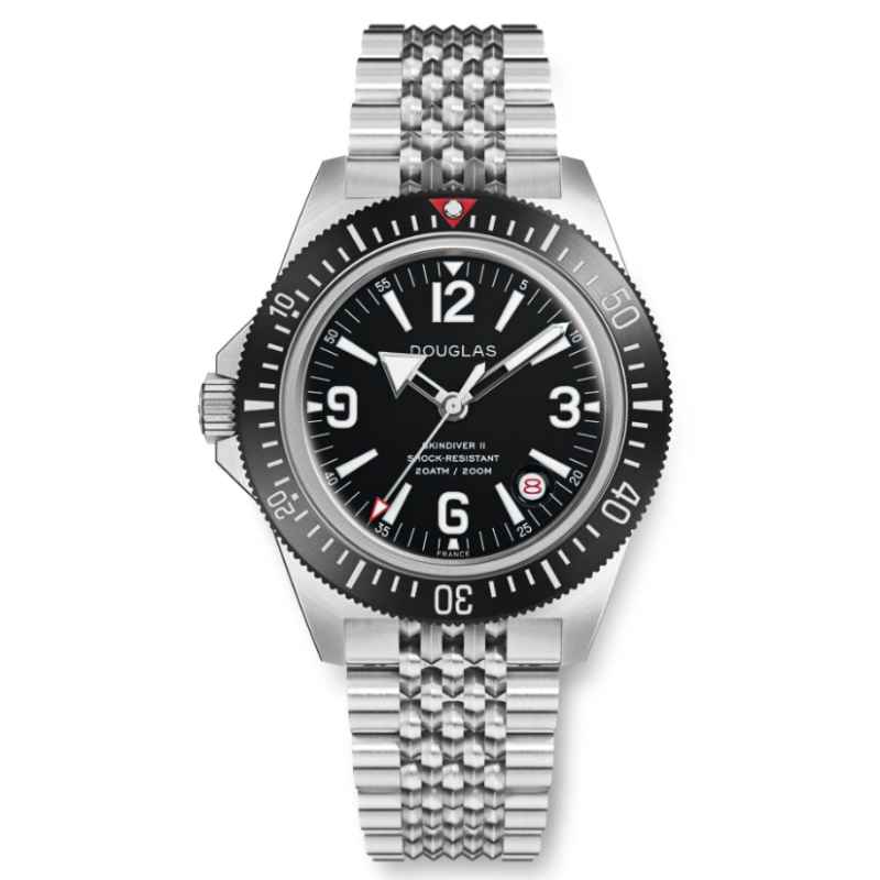 WOLBROOK - OROLOGIO SKINDIVER II PROFESSIONAL DIVING LUM BIANCO