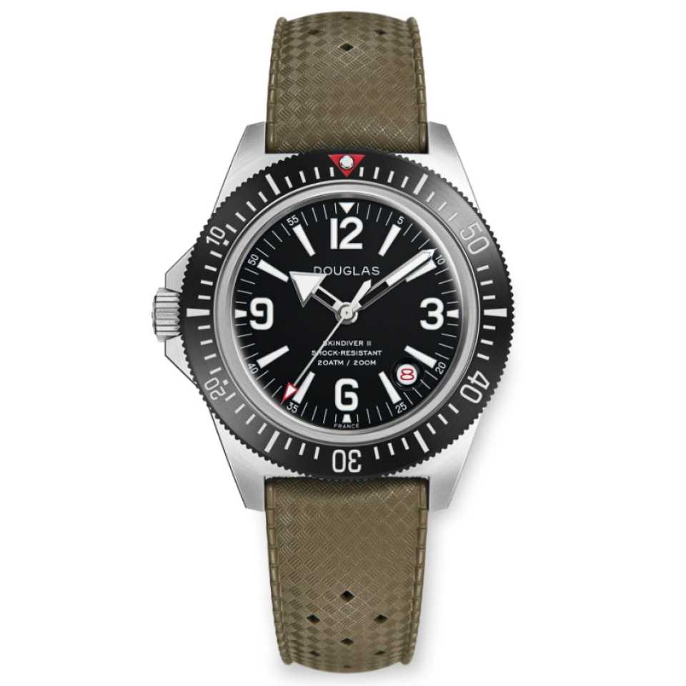 WOLBROOK - OROLOGIO SKINDIVER II PROFESSIONAL DIVING TROPIC WHITE LUME