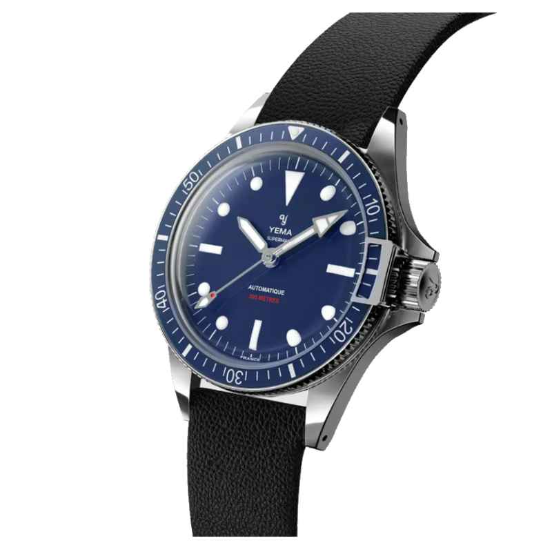 YEMA - OROLOGIO SUPERMAN 500 MYSTERIOUS BLUE LEATHER YSUP22B39-G90S