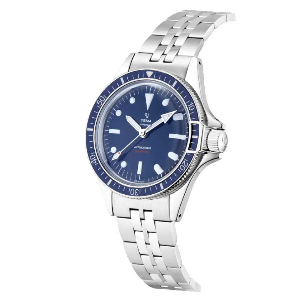 YEMA - OROLOGIO SUPERMAN 500 MYSTERIOUS BLUE HERITAGE BRACELET YSUP22B39-GMS