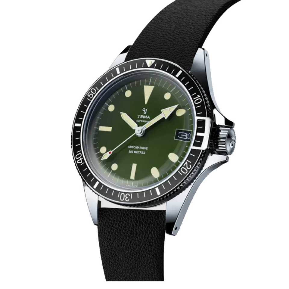 YEMA - SUPERMAN 500 MYSTERIOUS DATO LEATHER YSUP23A39-Z90S WATCH