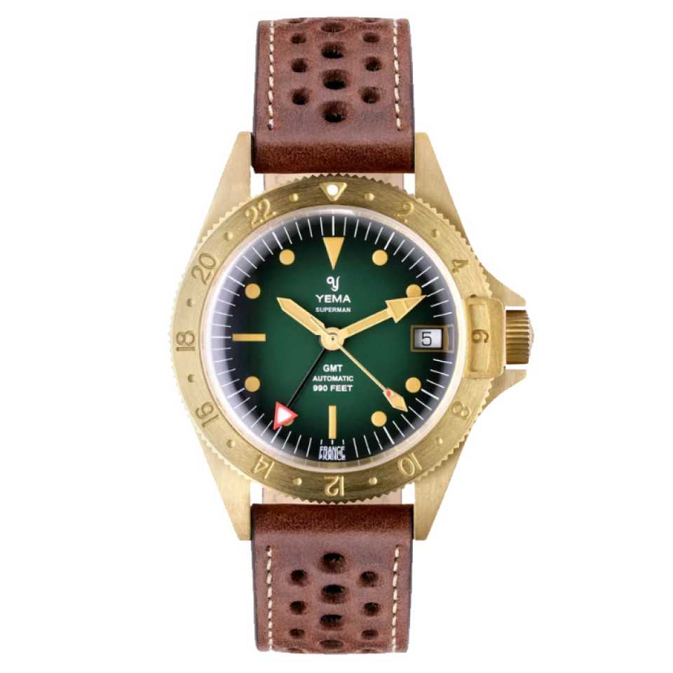 YEMA - OROLOGIO SUPERMAN BRONZE GMT 39MM YGMTZ21A39-ZU31S