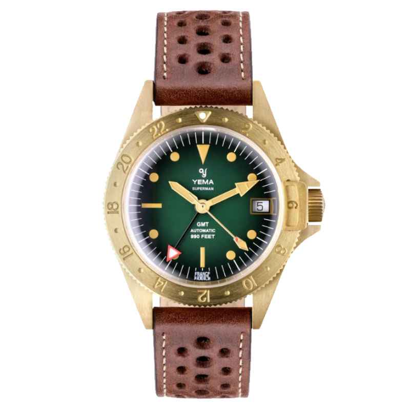 YEMA - OROLOGIO SUPERMAN BRONZE GMT 41MM YGMTZ21A41-ZU31S