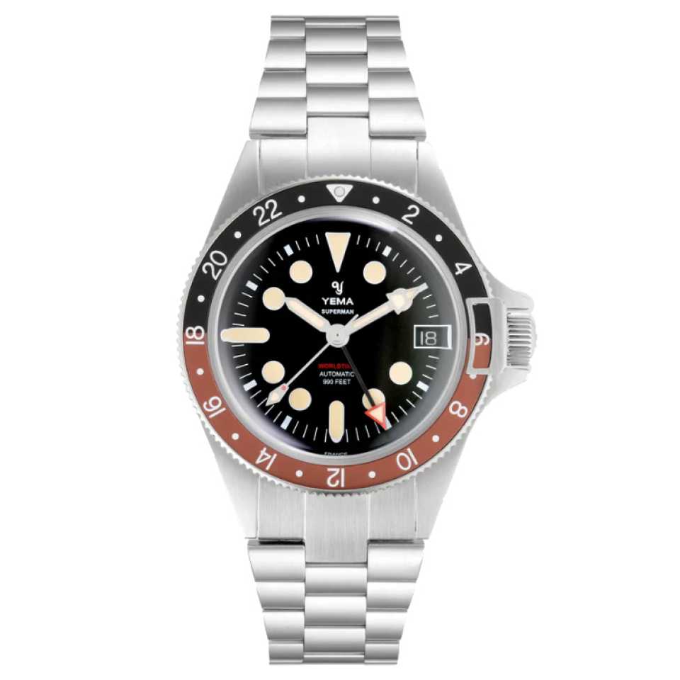 YEMA - OROLOGIO SUPERMAN WORLDTIME GMT COKE YGMT21B39-CMS
