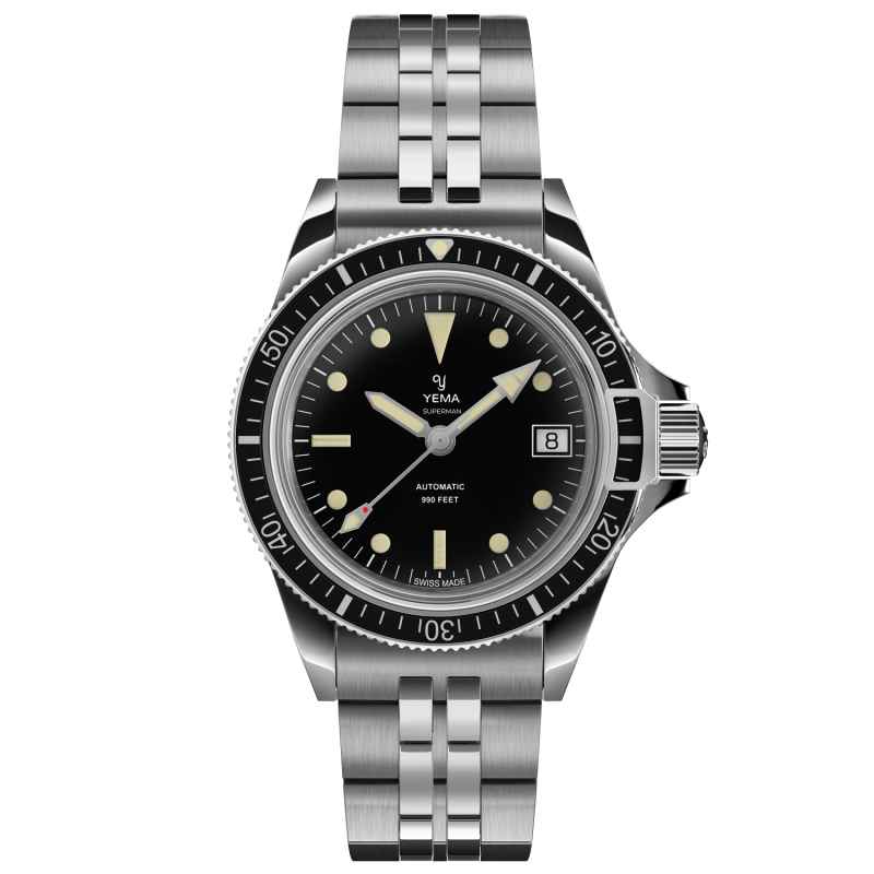 YEMA - OROLOGIO SUPERMAN HERITAGE 39MM BLACK YSUP25A39-AMS