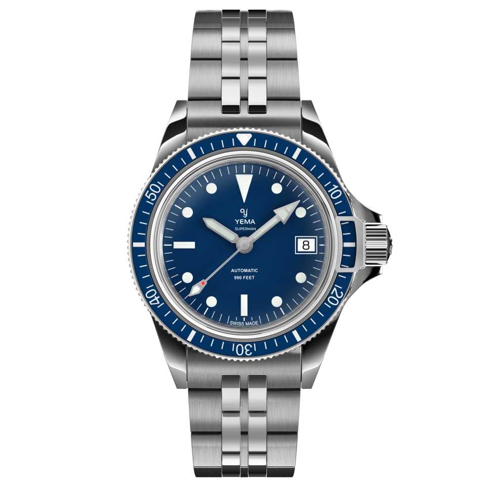 YEMA - OROLOGIO SUPERMAN HERITAGE 39MM BLUE