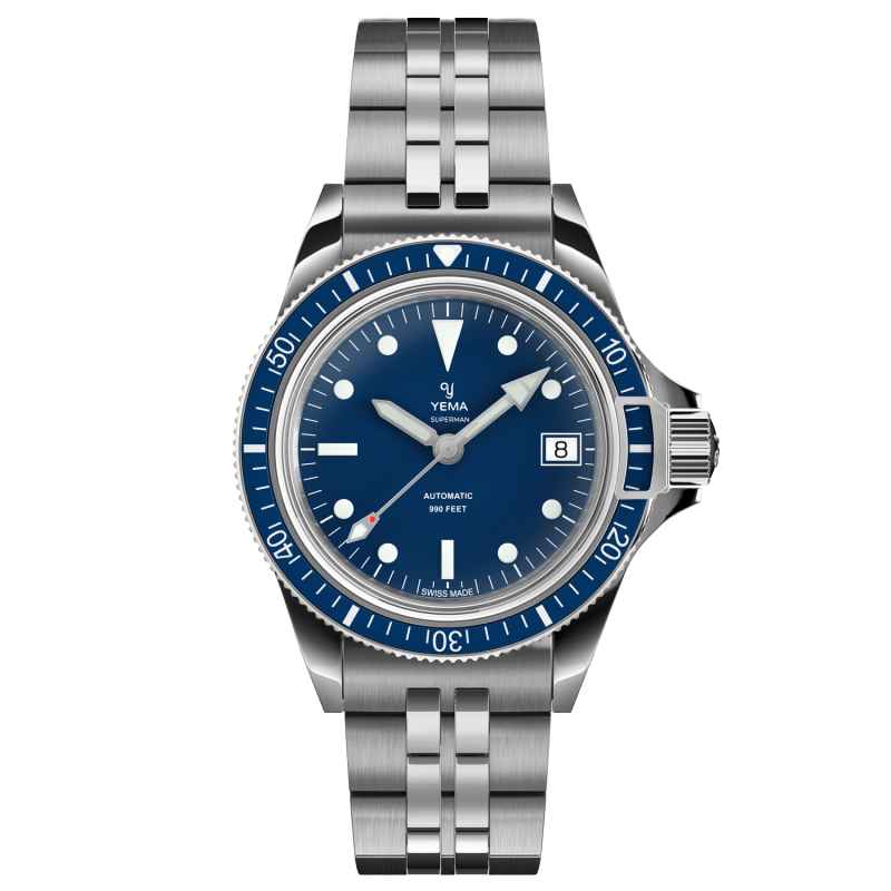 YEMA - OROLOGIO SUPERMAN HERITAGE 41MM BLUE 