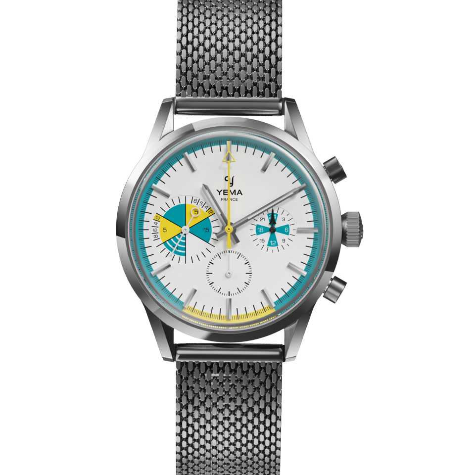 YEMA - OROLOGIO YACHTINGRAF CROISIERE MECA-QUARTZ YMHF1583-BM
