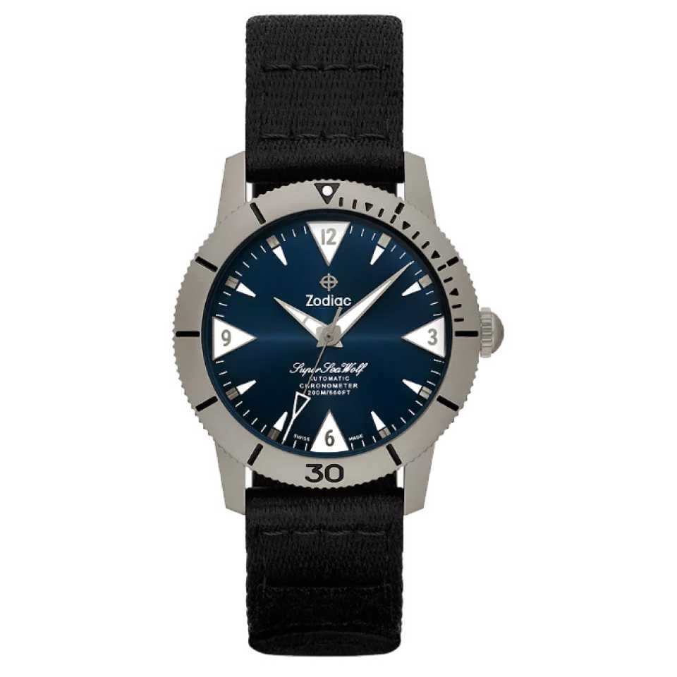 ZODIAC - SUPER SEA WOLF TITANIUM SKIN DIVER ZO9219 WATCH