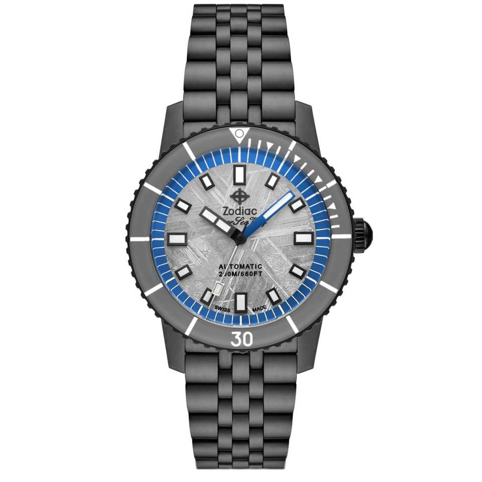 ZODIAC - SUPER SEA WOLF METEORITE ZO9293 WATCH