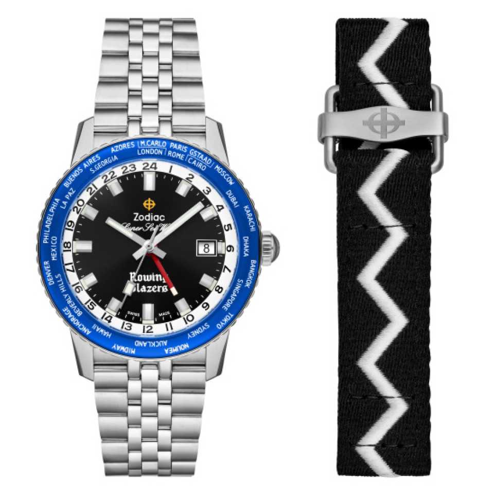 ZODIAC - SUPER SEA WOLF GMT ROWING BLAZERS ZO9414 WATCH