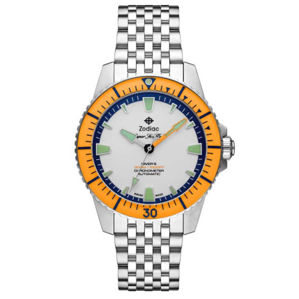 ZODIAC - OROLOGIO SUPER SEA WOLF PRO-DIVER AUTOMATIC ZO3555