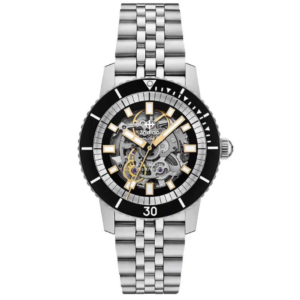 ZODIAC - OROLOGIO SUPER SEA WOLF SKELETON ZO9319