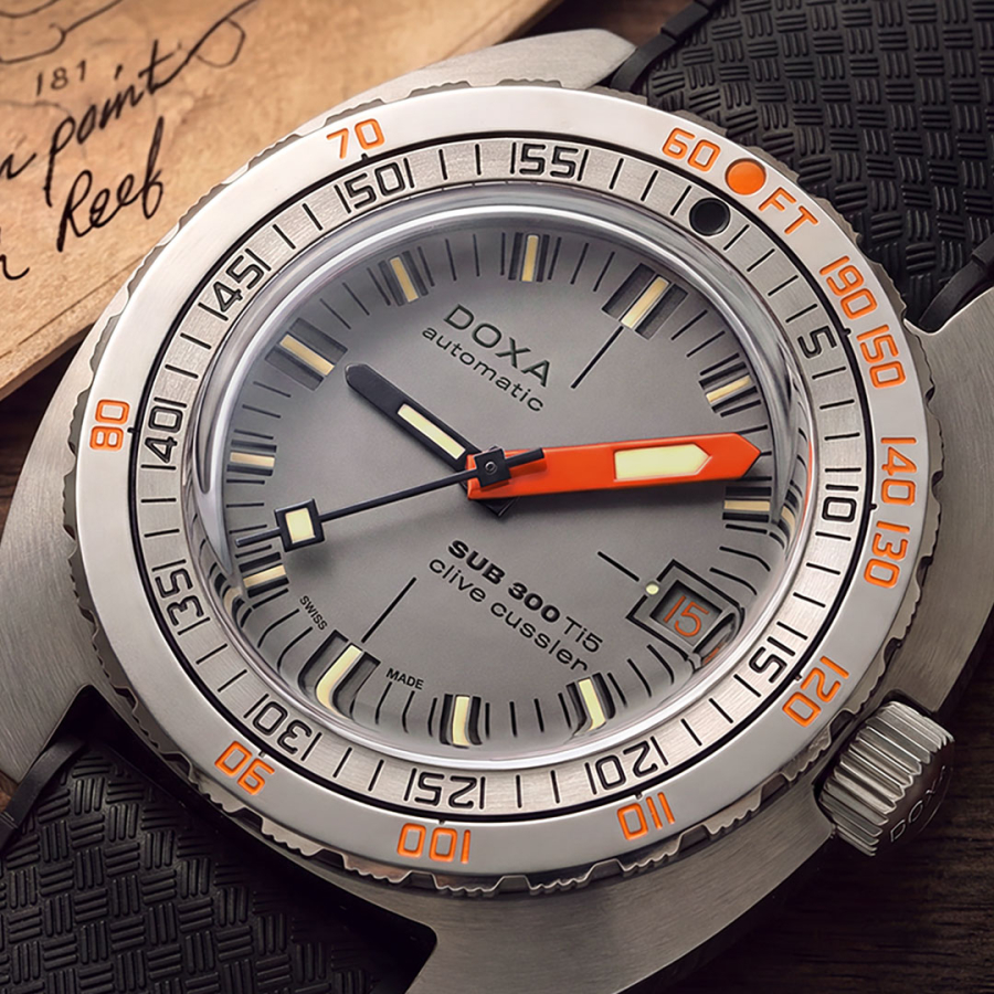 Il ritorno di un’icona: DOXA presenta il SUB 300 Ti5 Clive Cussler