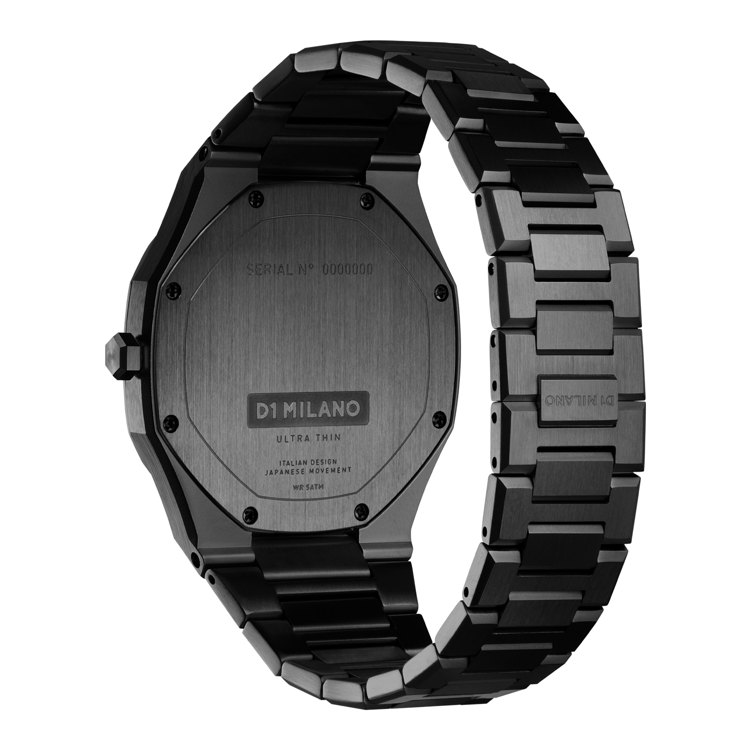 D1 Milano Sandblast Camp Commando 38mm - Black