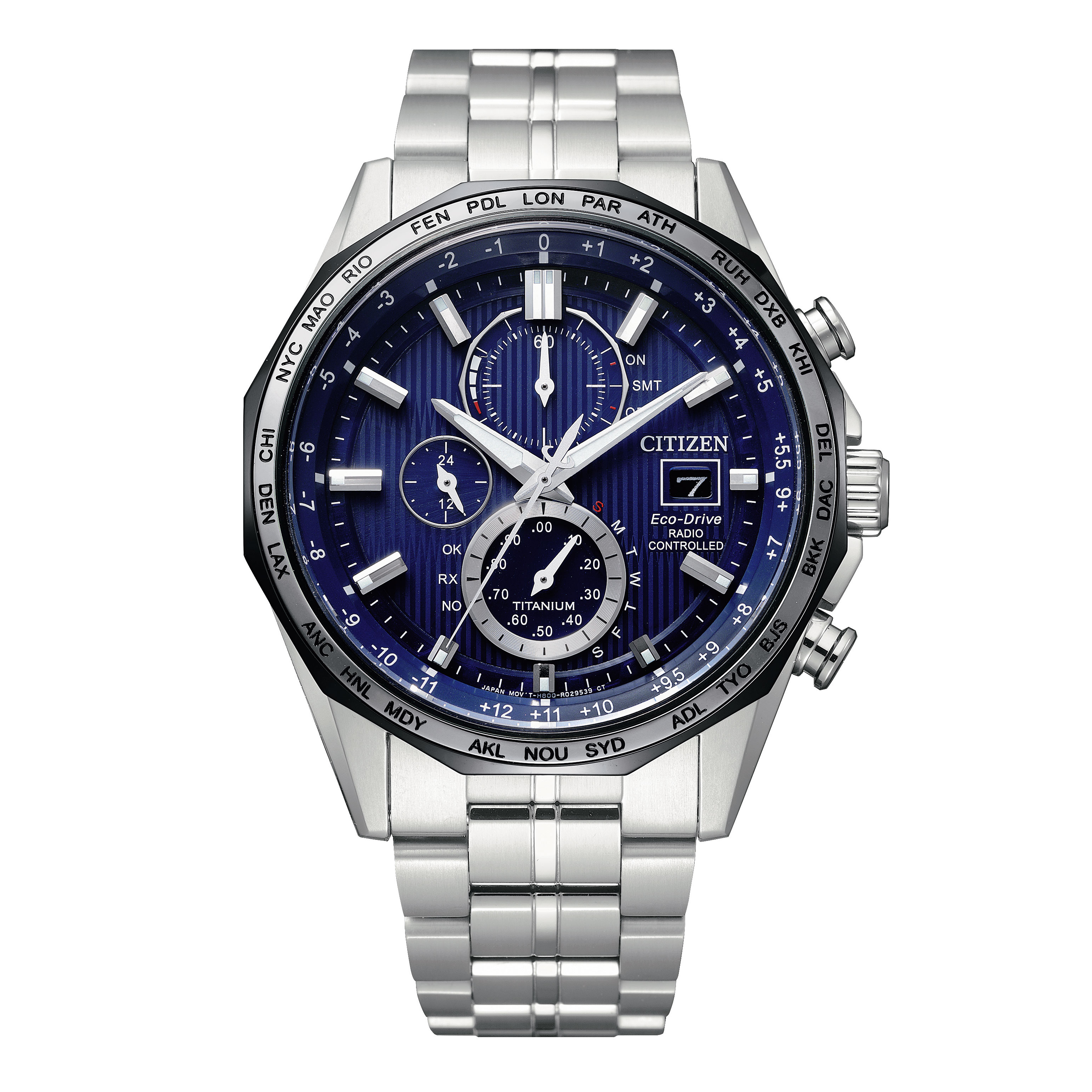 Citizen H800 Radio Controlled Titanium Watch At8218 81L
