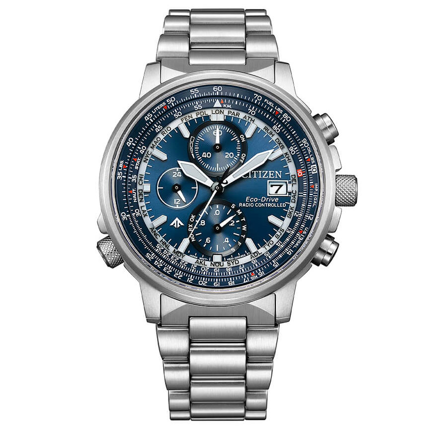 CITIZEN - OROLOGIO CRONO PILOT RADIOCONTROLLATO AT8300-58L