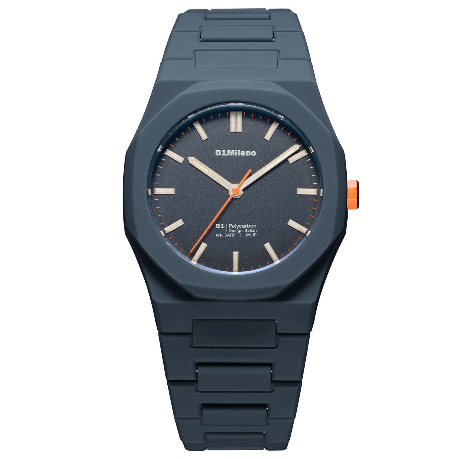 D1 MILANO - POLYCARBON BLUE WATCH