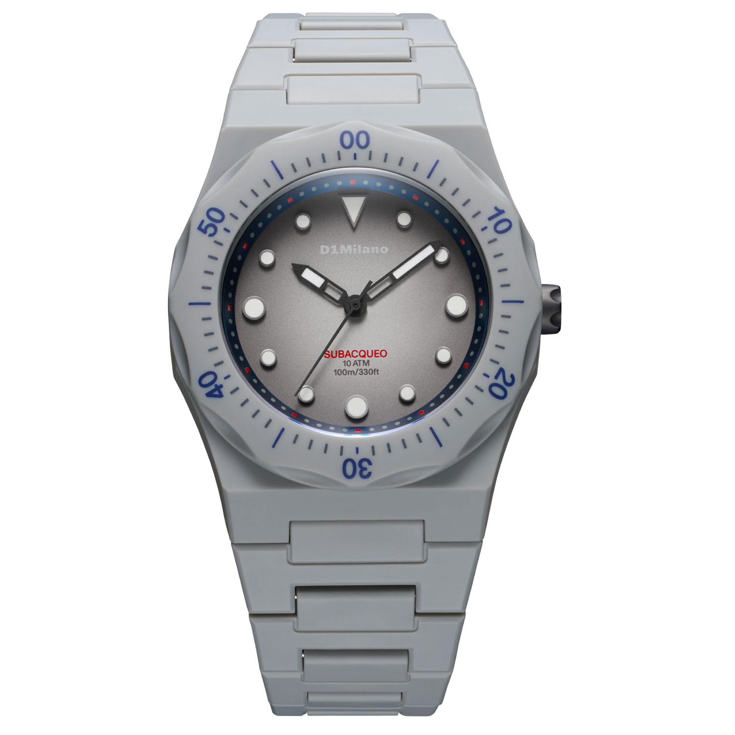 D1 MILANO - POLYCARBON DIVER GREY WATCH