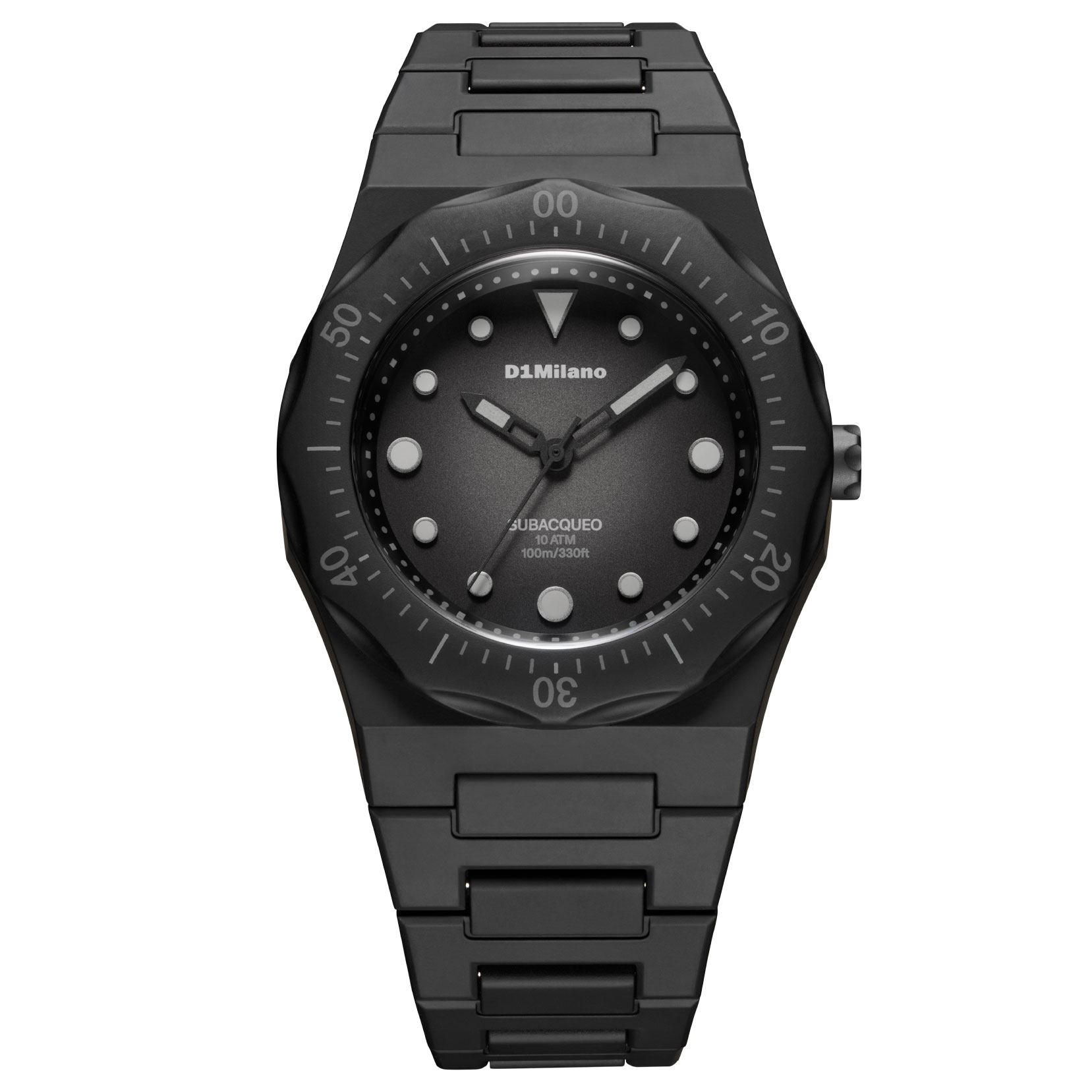 D1 MILANO - POLYCARBON CARBON DIVER WATCH