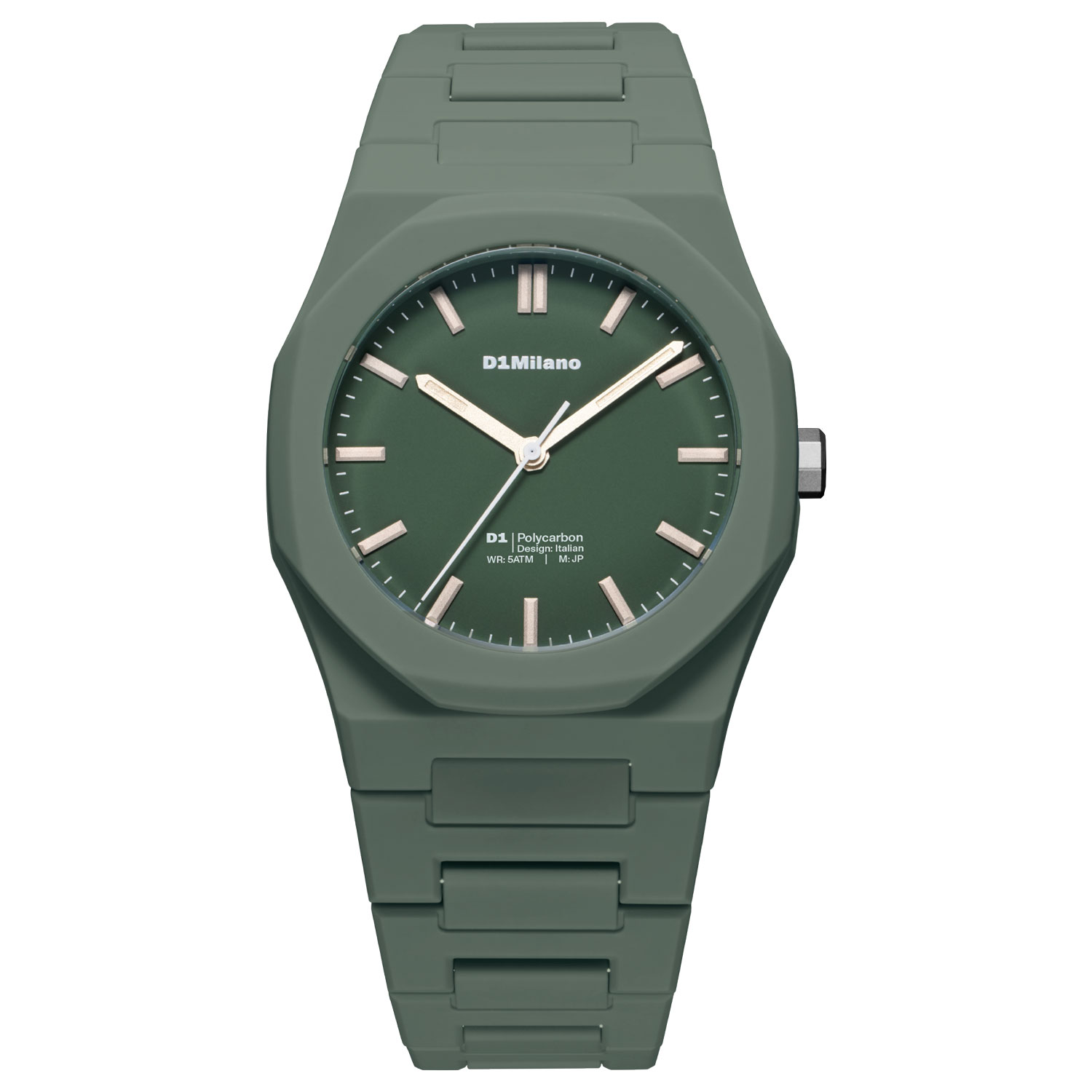 D1 MILANO - POLYCARBON GREEN WATCH 