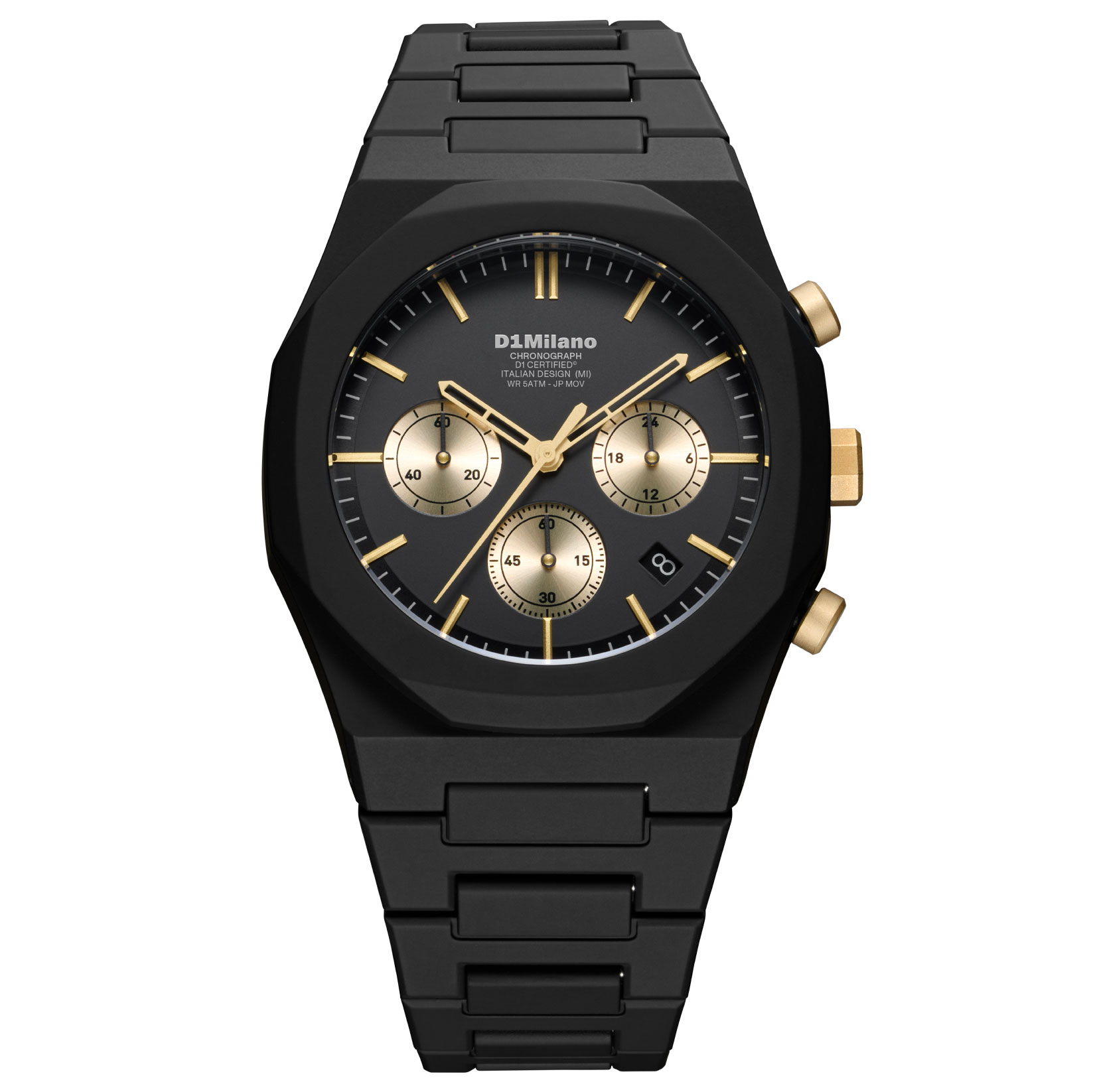 D1 MILANO - POLYCHRONO GILDED SOLAR WATCH