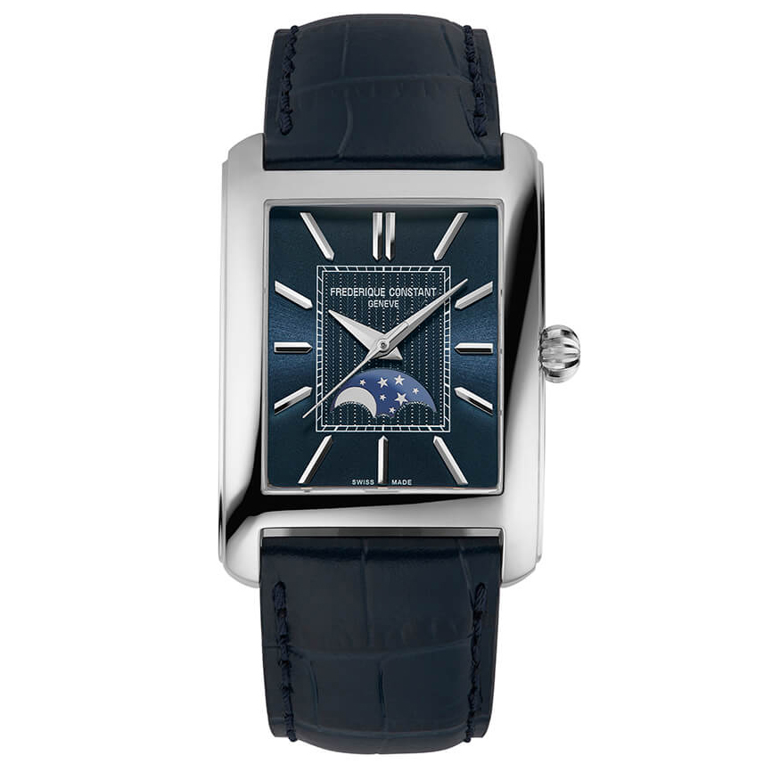 FREDERIQUE CONSTANT - OROLOGIO CLASSICS CARREE MOONPHASE AUTOMATIC FC-333N4C6 FREDERIQUE CONSTANT - OROLOGIO CLASSICS CARREE MOONPHASE AUTOMATIC FC-333N4C6