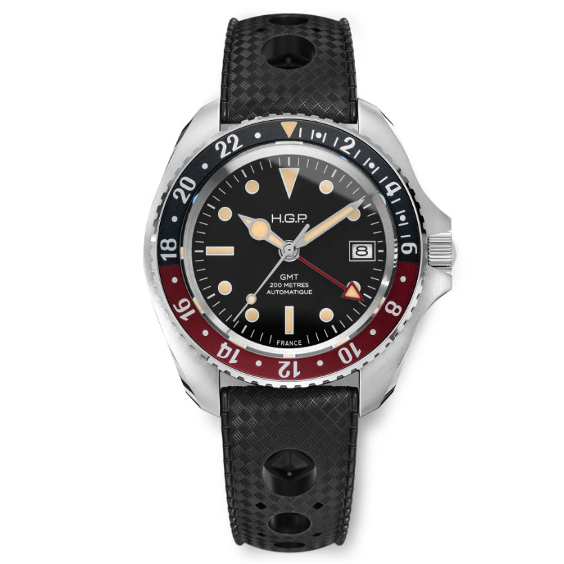 HGP - OROLOGIO DIVER GMT 200M AUTOMATICO COKE GOMMA GMT
