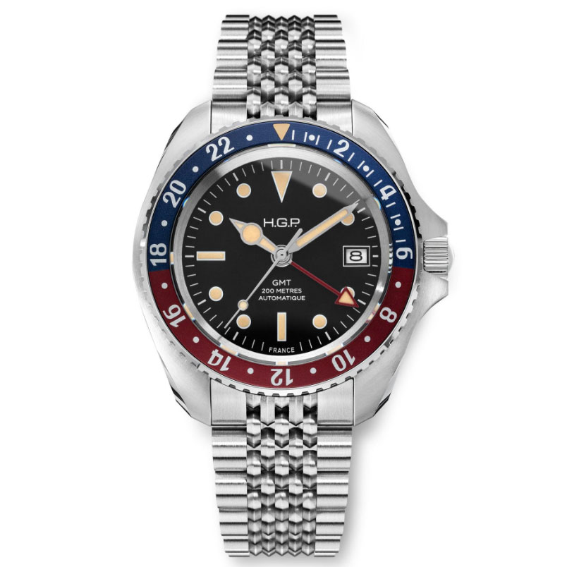 HGP - OROLOGIO DIVER GMT 200M AUTOMATICO GMT VINTAGE PEPSI