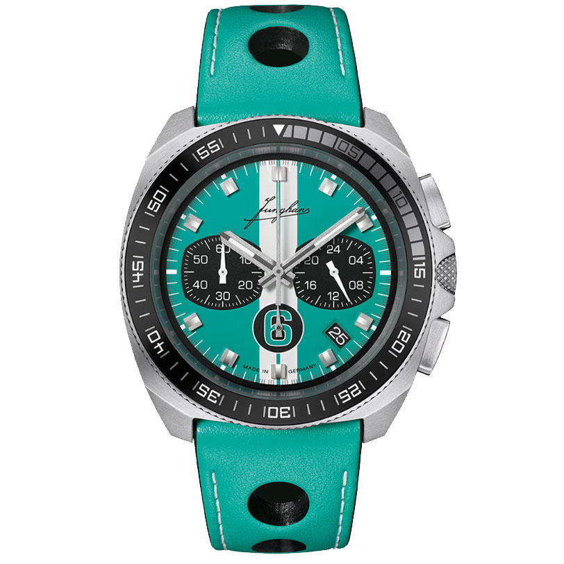 JUNGHANS - OROLOGIO 1972 CHRONOSCOPE SPORT EDITION TURCHESE