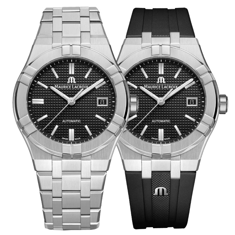 MAURICE LACROIX - OROLOGIO AIKON AUTOMATIC DATE 39MM AI6007-SS00F-330-A